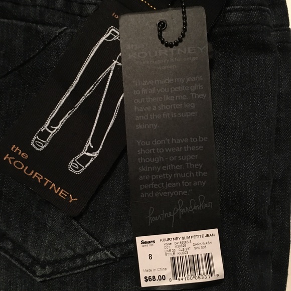 Kardashian Kollection Denim Kourtney Jeans Size 8 - Picture 6 of 7